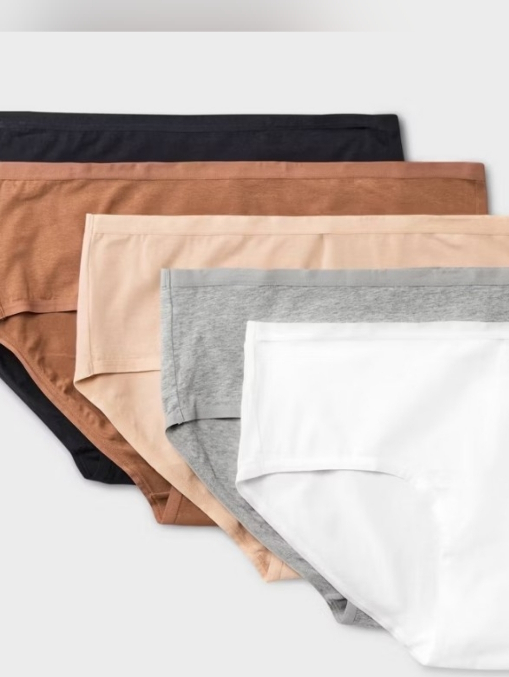 Women's 5pk Hipster Underwear - Dealworthy Assorted Neutral Large BRAND NEW